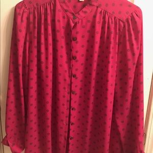 Loft Fuscia Blouse